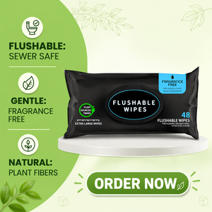 OEM Adult Cleaning Wipes Free Flushable Wipes