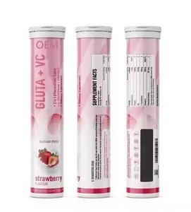 Private Label Collagen & Vitamin C Effervescent Tablets Skin Whitening Beauty Supplements Glutathione Effervescent Tablet