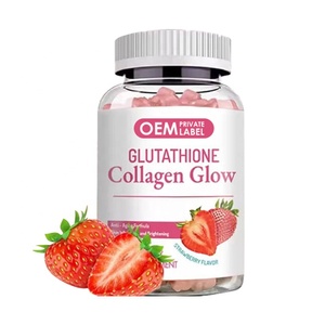 OEM Glutathione Collagen Glow Gummies Hydrolyzed Collagen Types 1 2 3 5 10