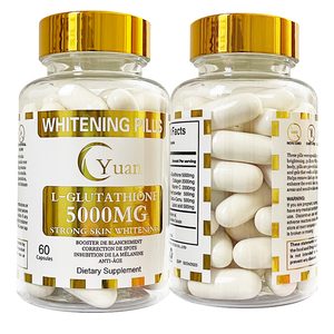 Hot Sell High Quality Private Label Strong Skin Whitening Pill Reduced L-glutathione Collagen Vitamin C Capsules