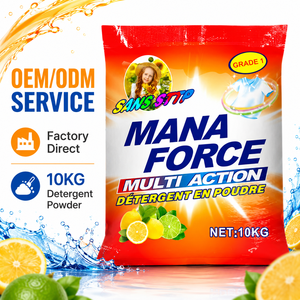 10kg Big Full Bag Volume Wholesale Washing Powder Laundry Detergent Soap Powder