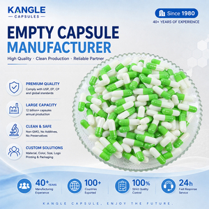 Halal Customized Empty Capsules Printed Size 000 00 0 1 2 3 4 5